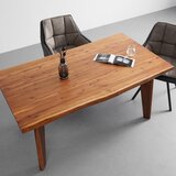 Bessagi Home jedilna miza jasper, barva oreha, siva, 90 x 160 cm | Shoptok.si