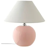 Svijetlo ružičasta/krem stolna lampa keramička (visina 29 cm) Karamell –