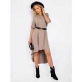 RUE PARIS Dress-RV-SK-R4889.09-dark beige | shoptok.hr