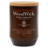 WoodWick Cherry Blossom & Vanilla dišeča sveča z lesenim stenjem 368 g | Shoptok.si
