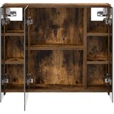  Kopalniška ogledalna omara Dimljeni oreh 60 x 14,5 x 50 cm, (5000233107) | Shoptok.si