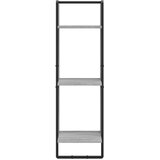  Zidna polica s 3 razine sivog hrasta sonome 30x25x100 cm drvena | Eponuda.com