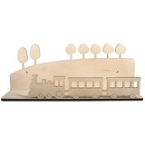 RAYHER Lesena polica, Vlak, 35x14x10cm, 5-delni set, (20546754) | Shoptok.si