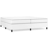  Box spring postelja z vzmetnico bela 200x200 cm umetno usnje, (20723916) | Shoptok.si