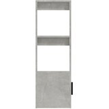  Komoda siva boja betona 80x30x90 cm od konstruiranog drva | shoptok.hr