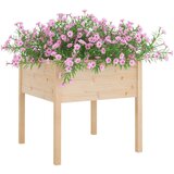  Vrtne sadilice 2 kom 70 x 70 x 70 cm od masivne borovine | shoptok.hr