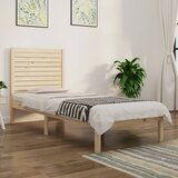 Maison Chic Posteljni okvir - Enojna postelja - Postelja za odrasle trden les 75x190 cm-J15474, (21759875) | Shoptok.si
