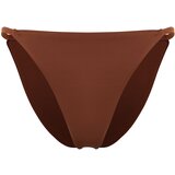 Trendyol Brown Piping Brazilian Bikini Bottom Cene
