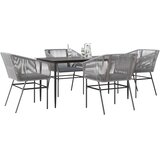  3-dijelni vrtni blagovaonski set s jastucima | shoptok.hr