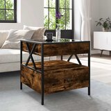  Stolić s beskonačnim LED svjetlima boja hrasta 50x50x51 cm | shoptok.hr