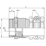  Kabelska uvodnica M63 mesing prirodne boje LappKabel SKINDICHT SHZ-M 63X1,5/48 5 kom. Cijene