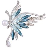 INF Broška s kristalnim metuljem Blue, (21686038) | Shoptok.si