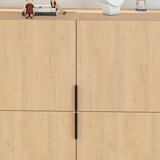 Marckeric Ormarić u dekoru hrasta u prirodnoj boji 100x130 cm Titan – | shoptok.hr