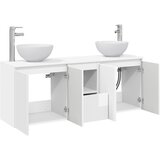  Set ormarića za kupaonicu 3 kom. Bijela visokog sjaja 49,5 x 35 x 63 cm | shoptok.hr