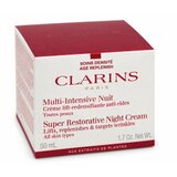 Clarins Super Restorative Night nočna krema All Skin Types Cream 50 ml | Shoptok.si