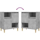  Komoda siva boja betona 60x35x70 cm od konstruiranog drva | shoptok.hr