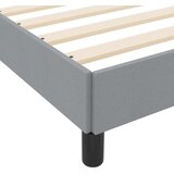  s opruga kutije Svijetlo siva 140 x 190 cm tkanina | shoptok.hr