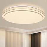 Nettlife LED stropna svetilka 27 cm moderna zvezdnata svetilka za spalnico 12 W toplo bela svetilka okrogla kuhinjska svetilka, (22110623) | Shoptok.si