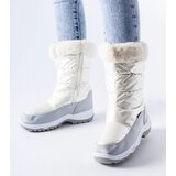 Gemre Pearl-gray insulated snow boots Tronzano | Shoptok.si