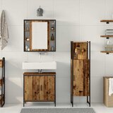  Set namještaja za kupaonicu 3 kom. Smeđa 33 x 33 x 120,5 cm | shoptok.hr