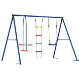  Set vanjskih ljuljački Šareni Čelik i PE | shoptok.hr