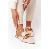 Boto Women's Slippers With Chain Beige Call On Me | Shoptok.si