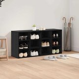 Ormar za cipele Crni hrast 103 x 30 x 51 cm Konstruirano drvo | shoptok.hr