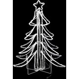  LED sklopiva figura božićnog drvca topla bijela 87 x 87 x 93 cm | shoptok.hr