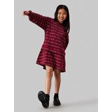 Calvin Klein Jeans Obleka bordo / bela | Shoptok.si