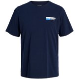 Jack & Jones Majica plava / bijela Cijene