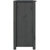  Komoda sivi 100 x 35 x 74 cm od masivne borovine | shoptok.hr
