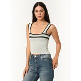 Dewberry Z2003 MISS KROP BLOUSE-WHITE | Shoptok.si