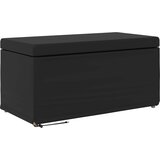 Stolica Crna 81 x 41 x 40 cm Umjetna Koža i Fino Radeći Drvo | shoptok.hr