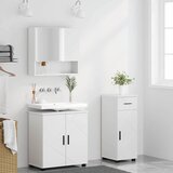  Set namještaja za kupaonicu s ladicama Zidne 3 pcs Bijelo | Eponuda.com