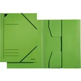 Kotna mapa DIN A4, karton 320 g/m2, zelena, (21651014)