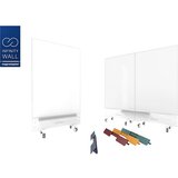 magnetoplan Odlagalna letev za brezkončno steno, DxGxV 780 x 75 x 110 mm, melona rumene barve | Shoptok.si