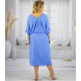 Pri Oversize dress with belt and V neckline SOPHIA | shoptok.hr