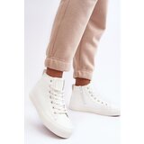 Big Star Women's Zip-Up Padded Sneakers White | Shoptok.si