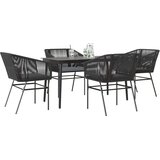  3-dijelni vrtni blagovaonski set s jastucima | shoptok.hr