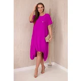Kesi Oversized dress with pockets dark purple