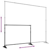  Stalci za pozadinu 2 kom crni 305 x 243 cm čelični | Eponuda.ba