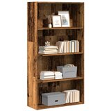 vidaXL Regal za knjige boja staro drvo 80x30x152 cm konstruirano drvo | shoptok.hr
