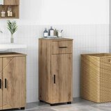 vidaXL Kopalniška omarica s predalom artisan hrast 30 x 35 x 80 cm | Shoptok.si