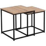 XXXL Dvodelna Mizica Peter, Barva Hrasta | Shoptok.si