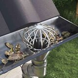  Zaštita od lišća za žljeb 2 pcs Srebrno 75 mm Nehrđajući čelik - 75 mm 2 | shoptok.hr