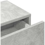 vidaXL Stenska polica s predali betonsko siv 60x26,5x15 cm inž. les | Shoptok.si
