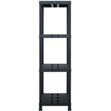  Stalci za pohranu 2 kom crni 220 kg 90 x 40 x 138 cm plastični | shoptok.hr