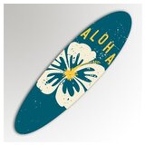 WALLXPERT dekorativna slika u obliku surf daske aloha | ePonuda.com