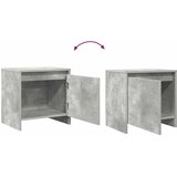  Noćni ormarići 2 kom siva boja betona 45x34x44,5 cm drveni | shoptok.hr