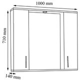 MID.YOU OMARA Z OGLEDALOM 100/71/14 cm | Shoptok.si